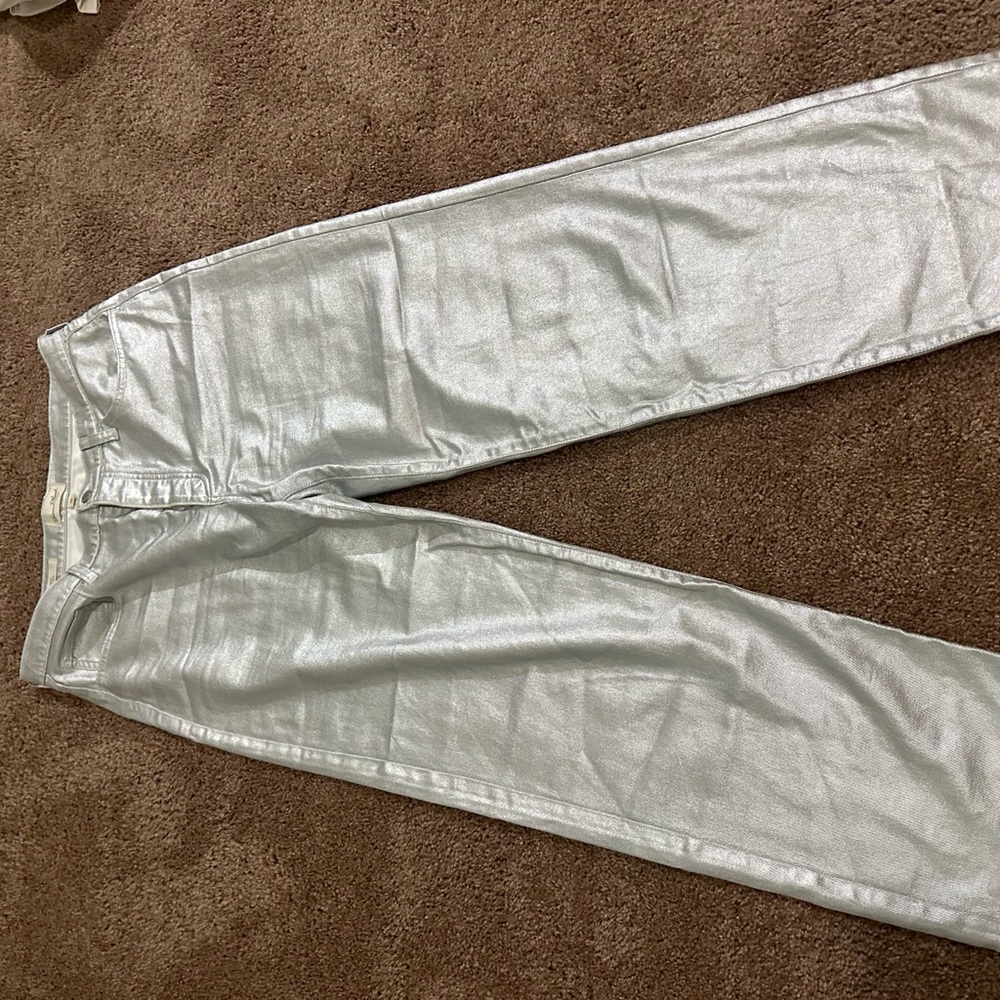 Universal Thread Metallic Silver Jeans